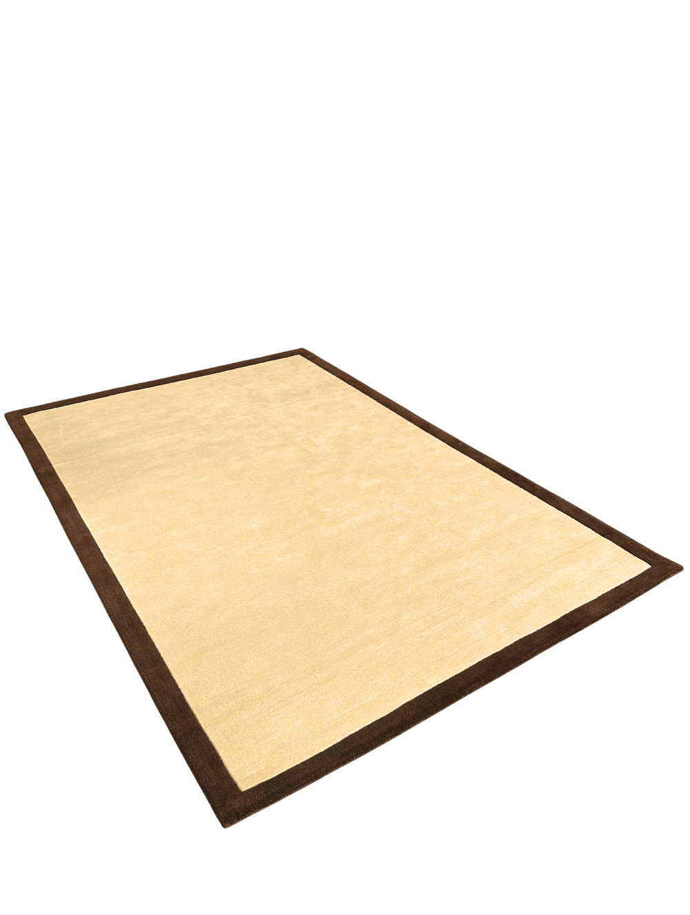 Handwoven Carpet | Cream, Brown