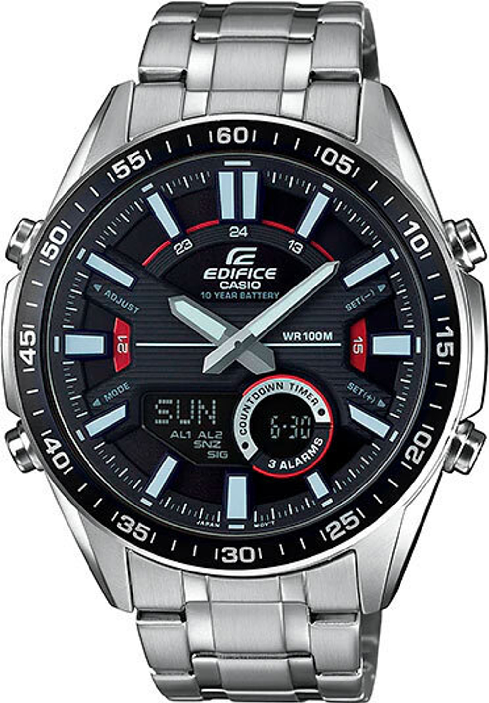 Японские наручные часы Casio Edifice EFV-C100D-1A с хронографом