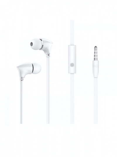 Гарнитура Borofone M26, вакуумные, разъем Jack, кабель 1.2 м White