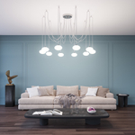 Citilux ATMAN SMART CL226A091 LED RGB Умная подвесная люстра Матовый Хром