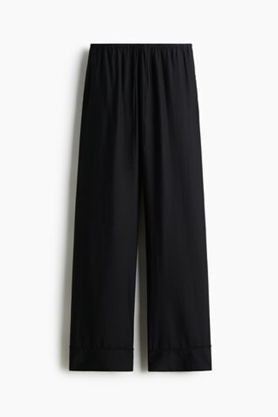 Брюки со стяжкой — Чёрный — H&M 1313624