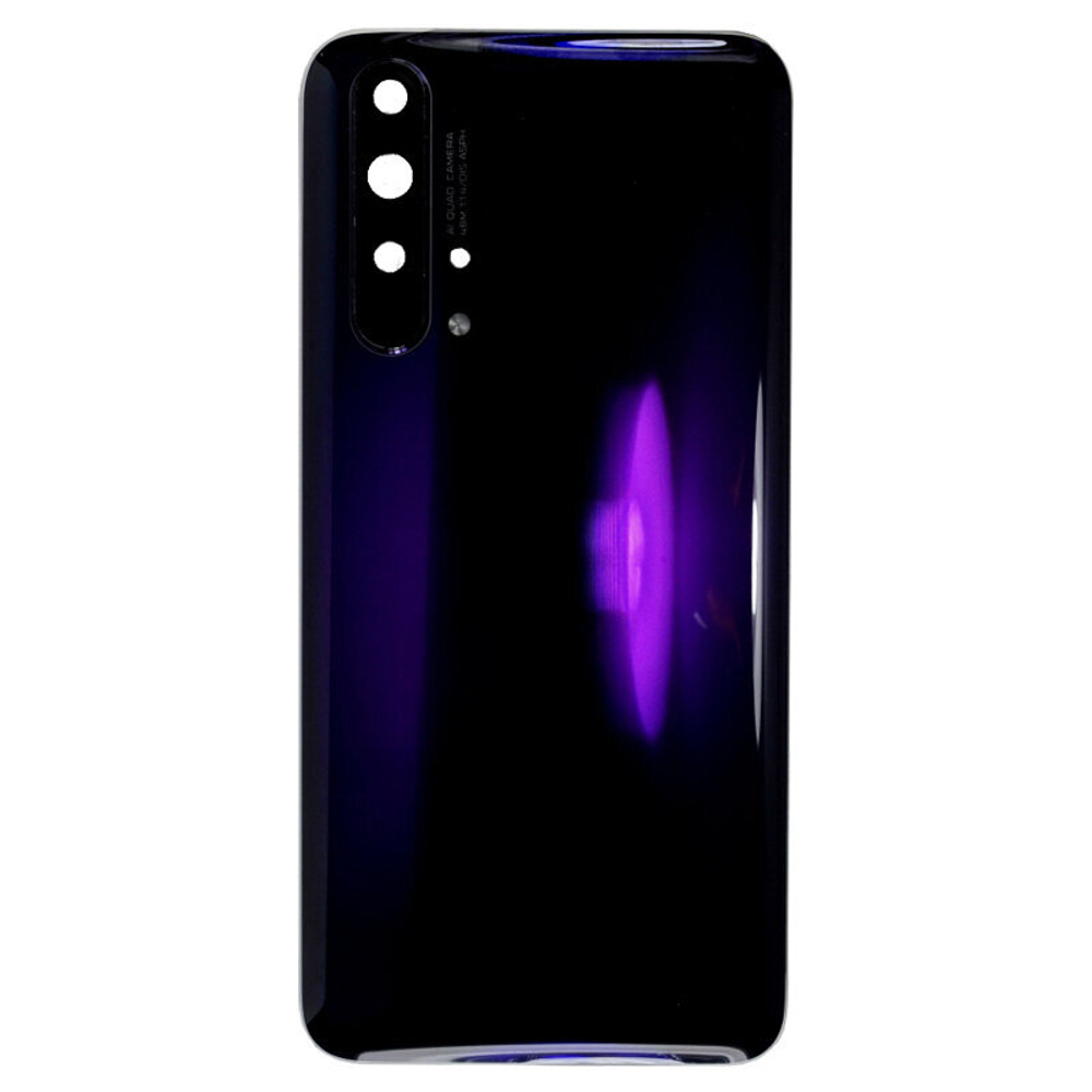 Крышка для Honor 20 Pro (заднее стекло) премиум качество цвет: Фиолетовый