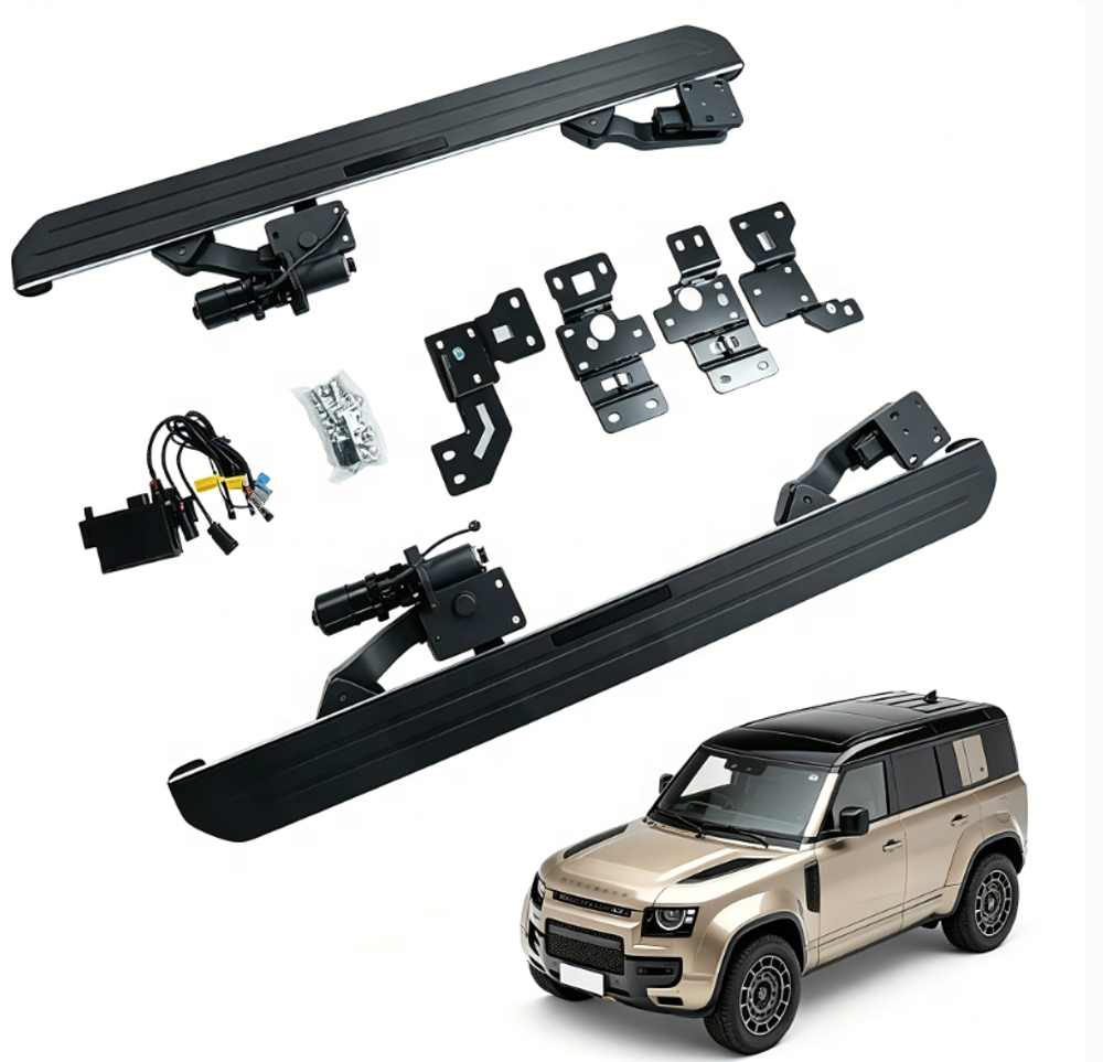 Электрические боковые пороги поворотного типа для Land Rover Defender 110 и 130 2020-2026