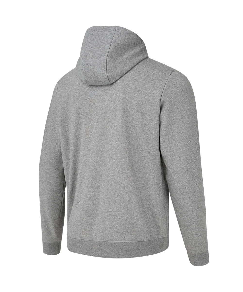 Флисовое худи на молнии ESSENTIAL Cotton Fleece FZ Hoodie, серый меланж, детский