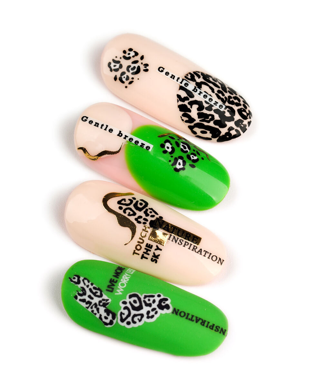 Charmicon 3D Silicone Stickers №252 Саванна