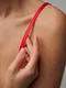 100 740/10 ОПТ Бретель глянец Lauma Fabrics, 10 мм, красный 100