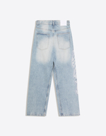 Мужские джинсы super baggy fit с нашивками по бокам - BERSHKA