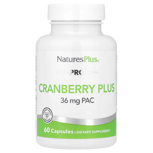 NaturesPlus, PRO Cranberry Plus, 60 капсул (350 мг на капсулу)