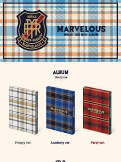 Альбом MIRAE - Marvelous 3rd Mini Album 3 Version SET