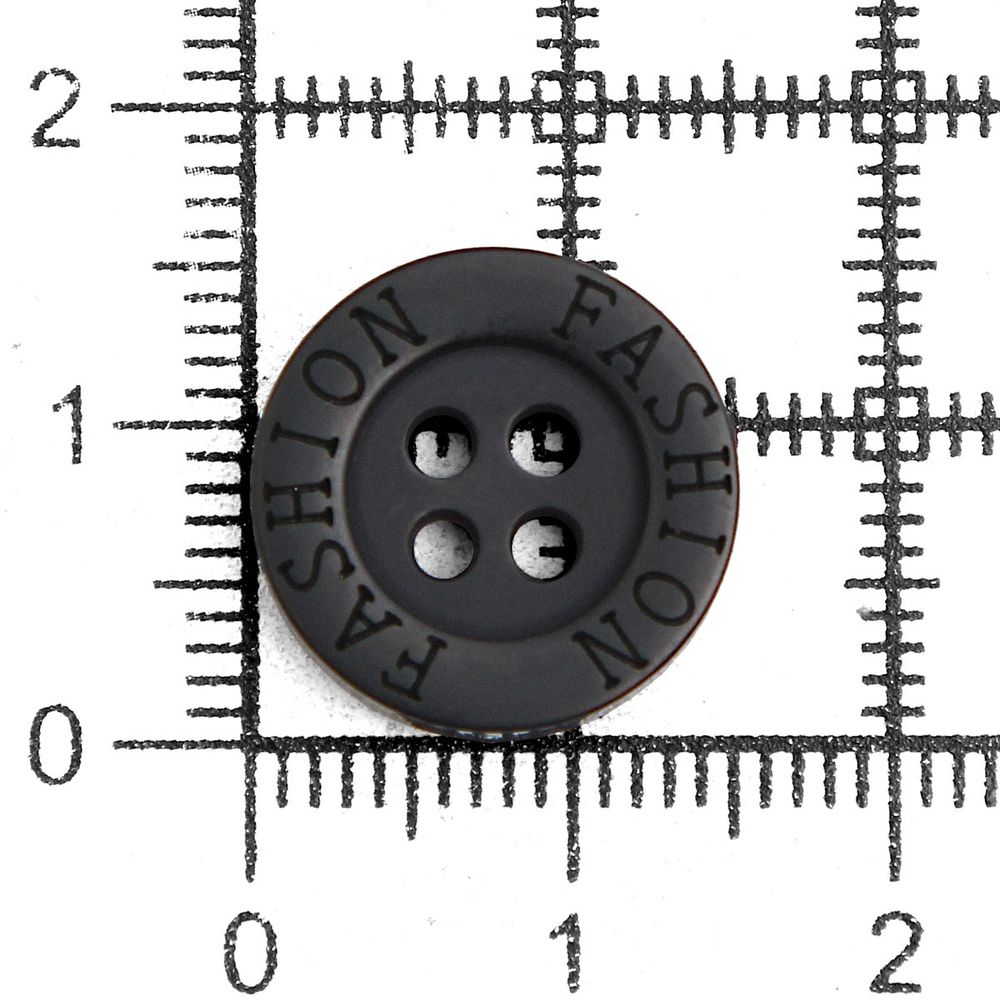 Пуговицы 4 прокола 24L=15 мм, (Black (черный)), 36 шт, 615029-1