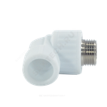 Угольник PP-R комбинированный белый Дн 32х3/4" НР VALFEX 10126132