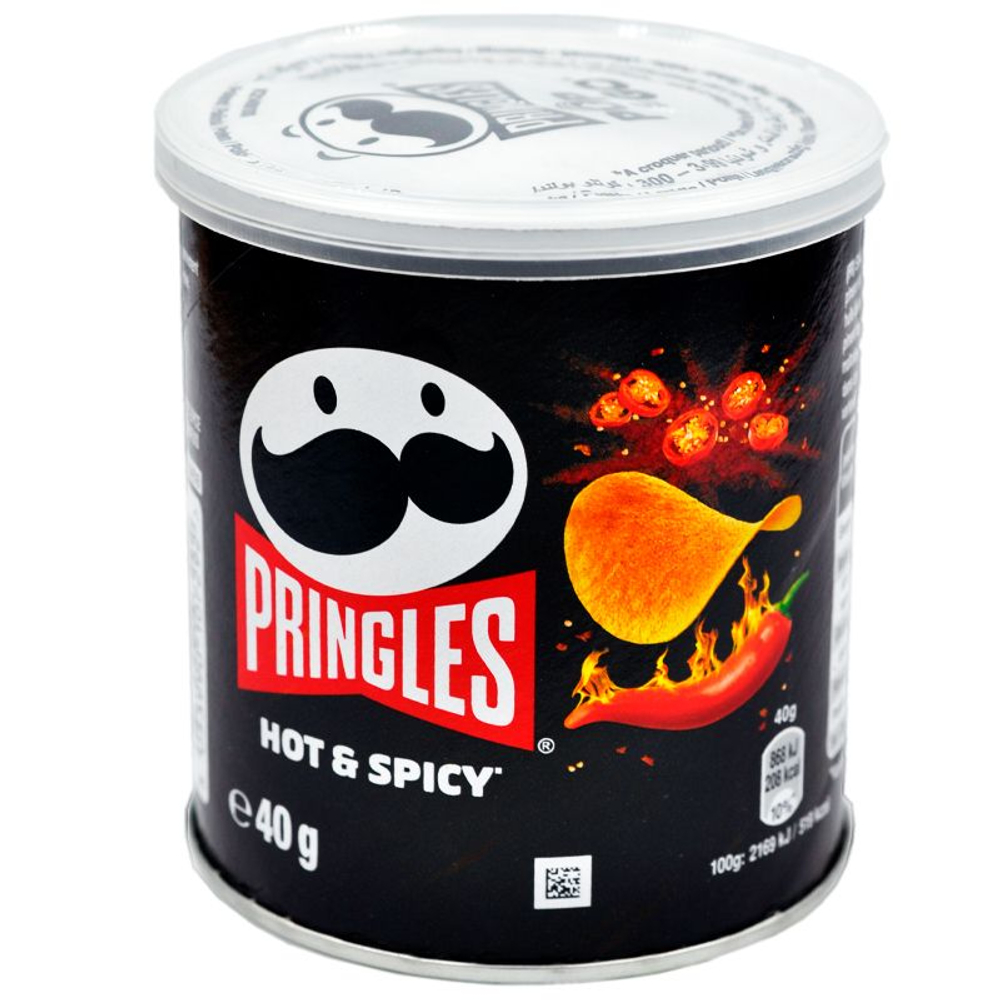 Чипсы PRINGLES 40 гр Острый и пряный (Hot & Spicy)  (12)