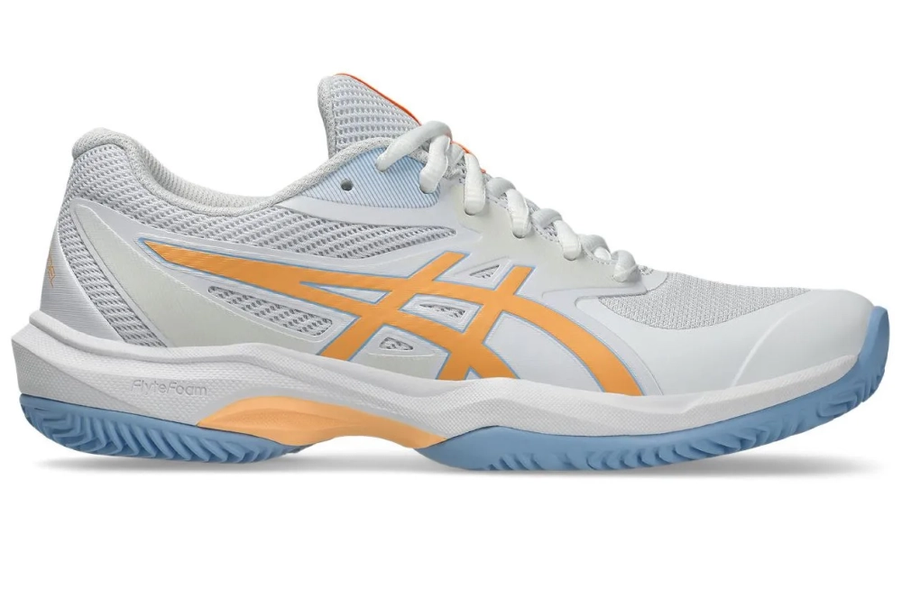 Женские кроссовки для padel Asics Game FF Padel - white/orange glow