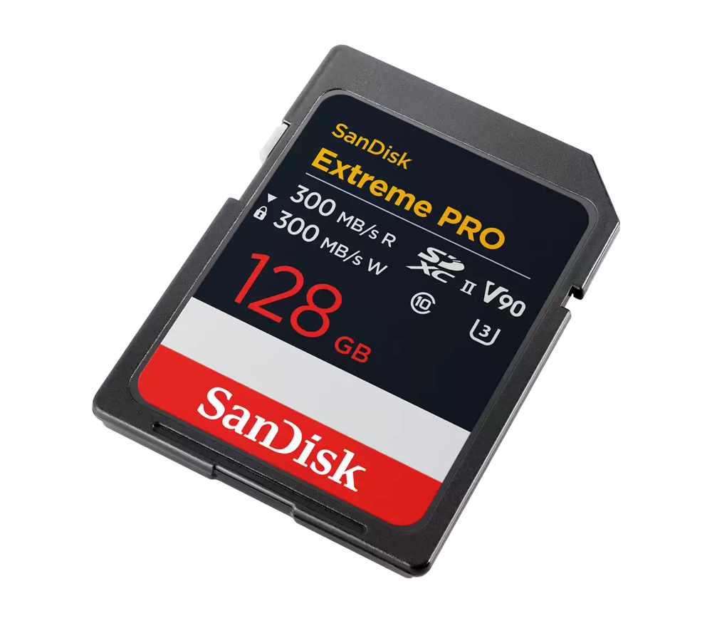 Карта памяти SanDisk SDXC 128GB Extreme Pro UHS-II V90 300MB/s