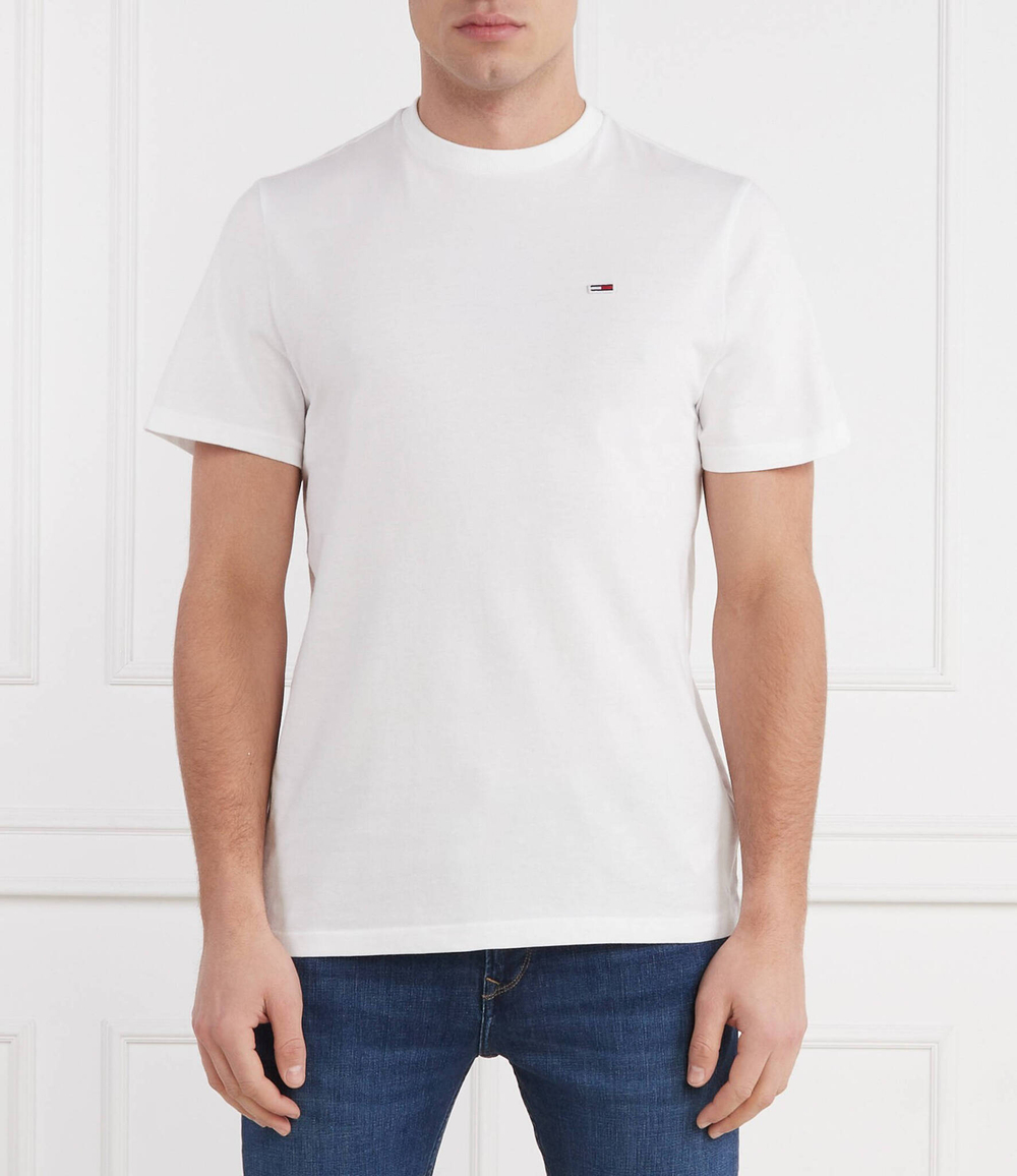 футболка tjm classic Tommy Jeans - белый(DM0DM09598)