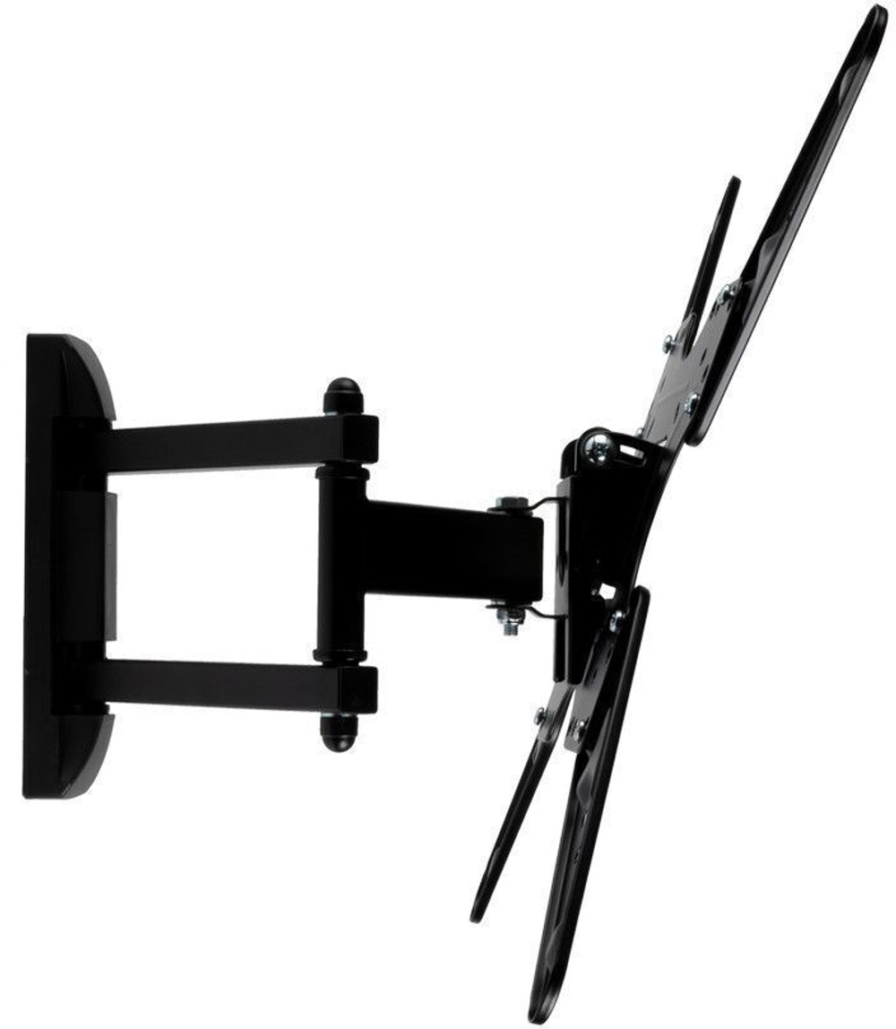 Кронштейн для телевизора Kromax OPTIMA-414 черный 20"-55" макс.30кг настенный поворотно-выдвижной и наклонный