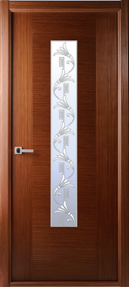 Дверь Классика Люкс / Цвет Орех / Мателюкс белый / Двери Belwooddoors
