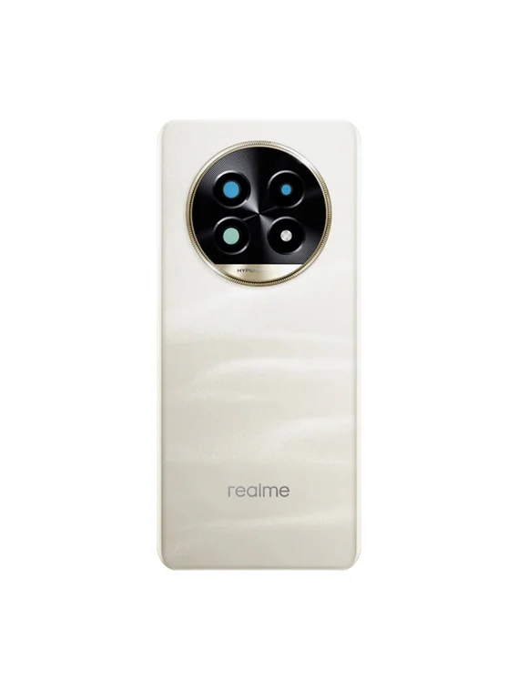 Задняя крышка для Realme 13 Pro Золотая (Gold) со стеклом камеры