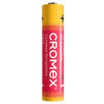 Батарейки солевые "мизинчиковые" КОМПЛЕКТ 10+1 шт., CROMEX Super Heavy Duty, AAA (R03, 24A), блистер, 456257