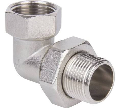Американка угловая   3/4"  TEBO никель