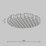 Светофильтр HoneyComb ⌀26мм Maytoni Wise HoneyComb-D26