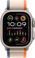 Умные часы Apple Watch Ultra 2 49 мм Titanium Case GPS + Cellular, Orange Beige Trail Loop S/M