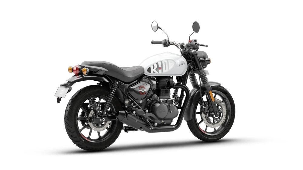 Royal Enfield Hunter 350 Dapper White