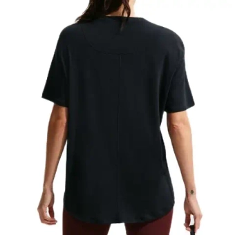 Женская теннисная футболка Nike One Relaxed Dri-Fit Short Sleeve - black/white