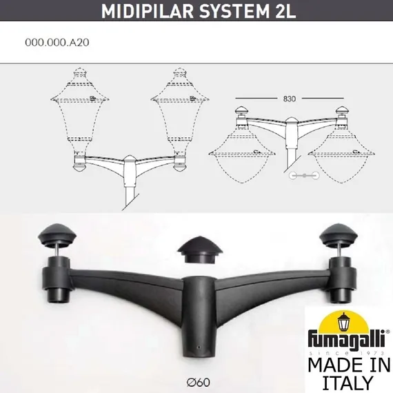 Консоль Midipilar 000.000.A20.A0 Fumagalli