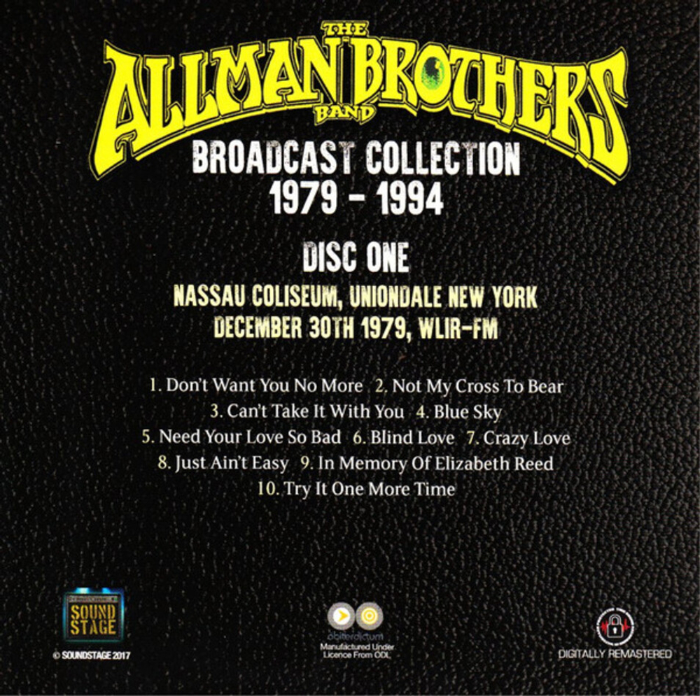 The Allman Brothers Band / Broadcast Collection 1979 - 1994 (8CD)
