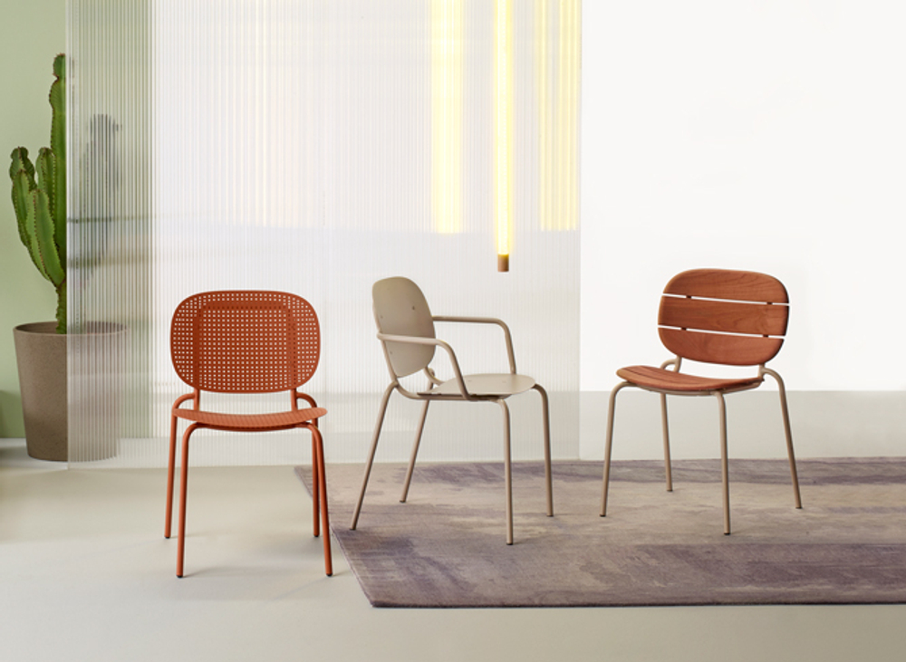 Стул деревянный Scab Design Si-Si Wood, тортора, красное дерево