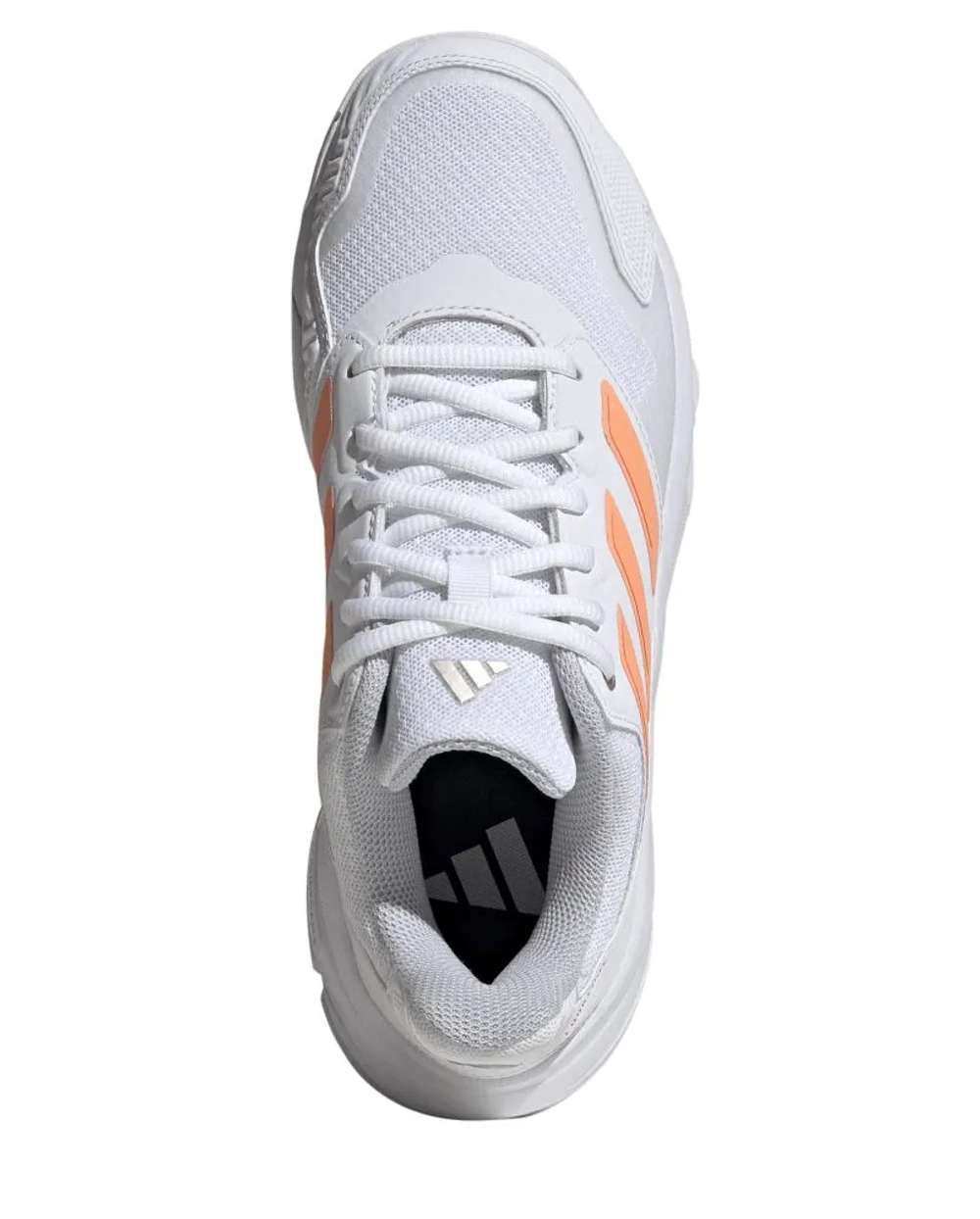 Женские теннисные кроссовки Adidas CourtJam Control 3 W - cloud white/beam orange/crystal white