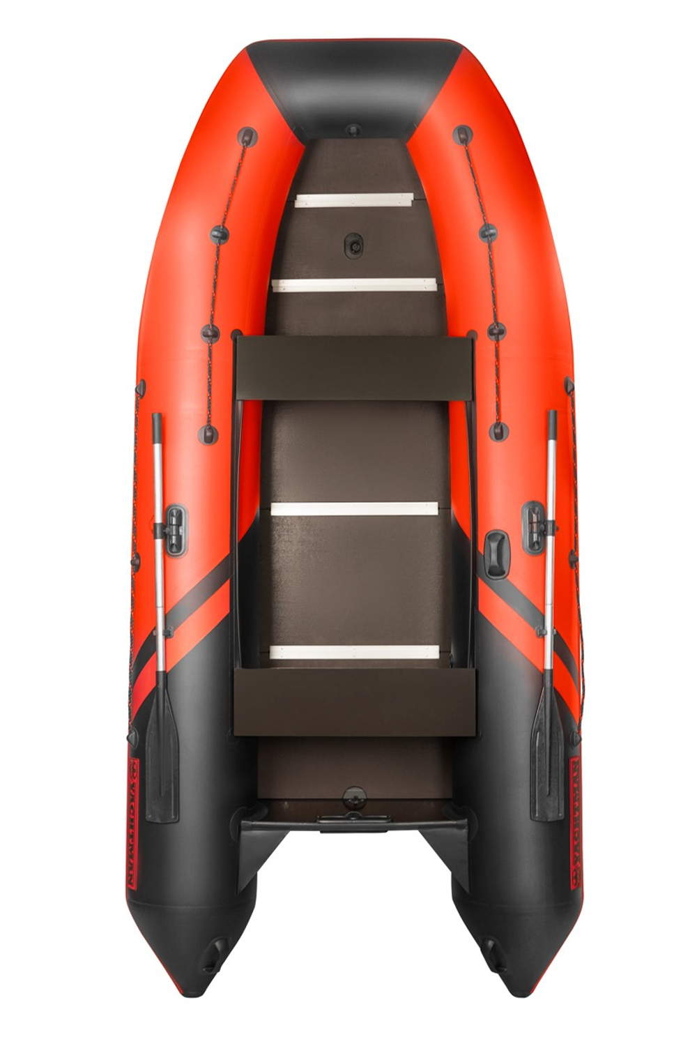 YACHTMAN-360 СК красный-черный + KAMISU T 9.8 BMS (комплект лодка + мотор)