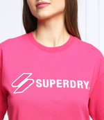 футболка code sl applique Superdry - фуксия(W1010825A)