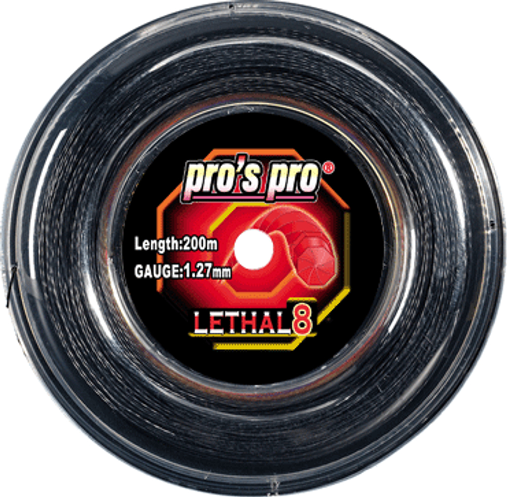 Теннисные струны Pro's Pro Lethal 8 (200 m)