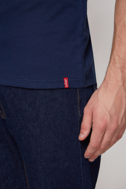 Футболка мужская (2 шт.) LEVI'S SLIM 2PK CREWNECK 1 2 PACK SLIM CREW NAVY