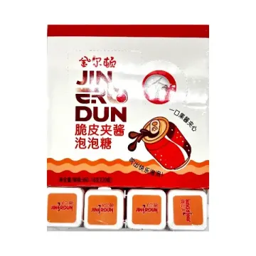 Жевательная резинка в баночке с начинкой Кола Jin Er Dun, 18 гр (Китай)
