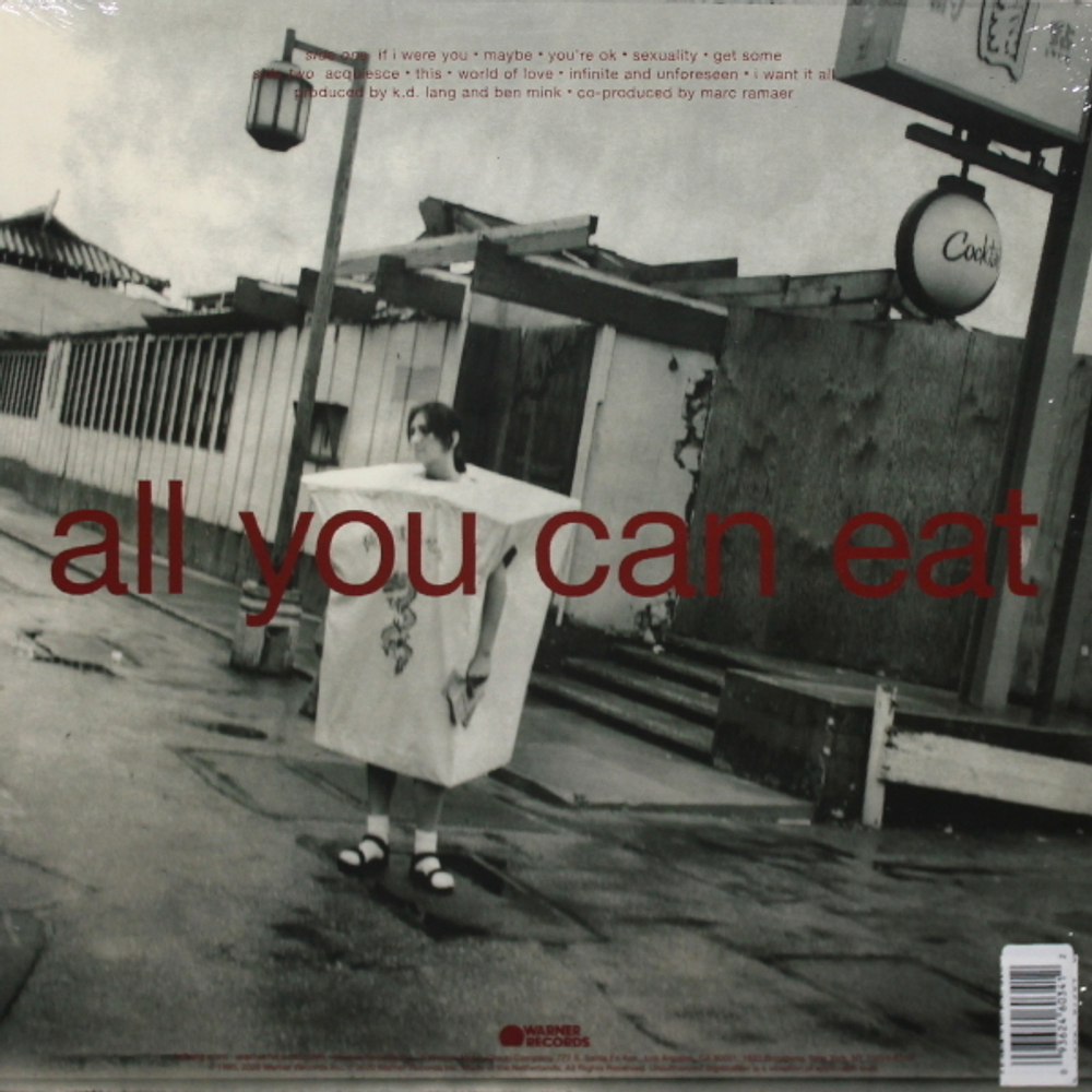 k.d. lang / All You Can Eat (Coloured Vinyl)(LP)