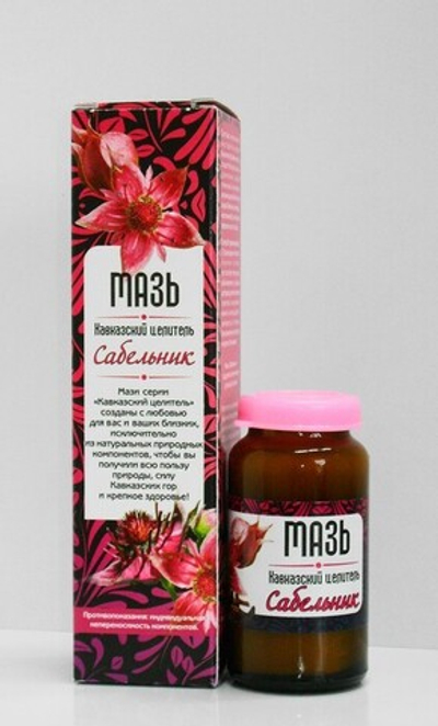 Мазь "Кавказский целитель", стекло, в ассортименте, 30 мл