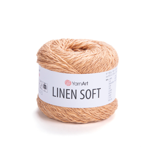 Пряжа YarnArt Linen soft, Персик
