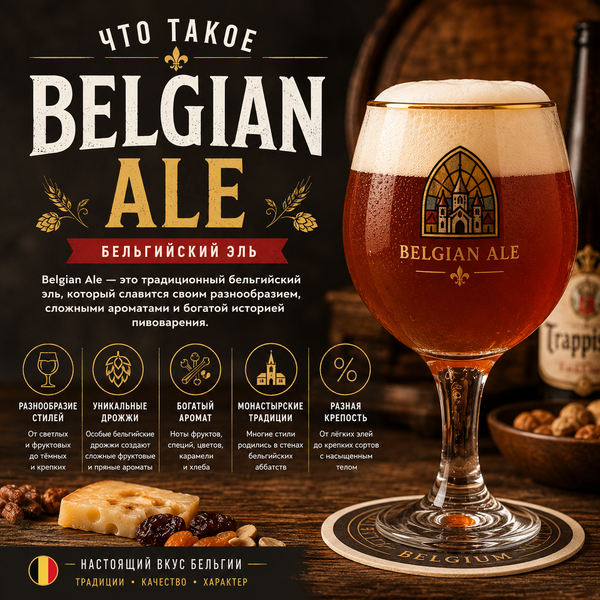 Что такое Belgian Ale (Бельгийский эль)
