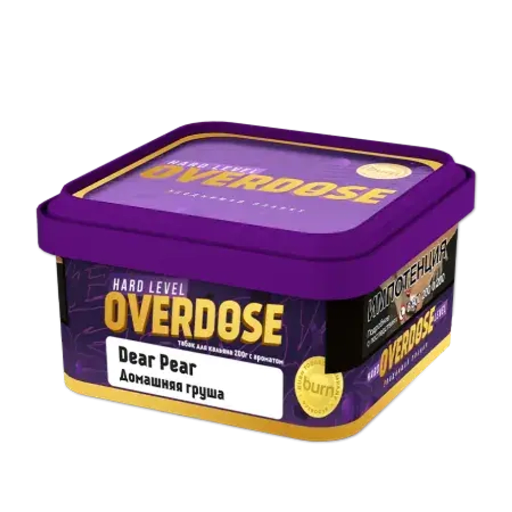 М. Табак для кальяна Overdose Домашняя груша, 200 гр.