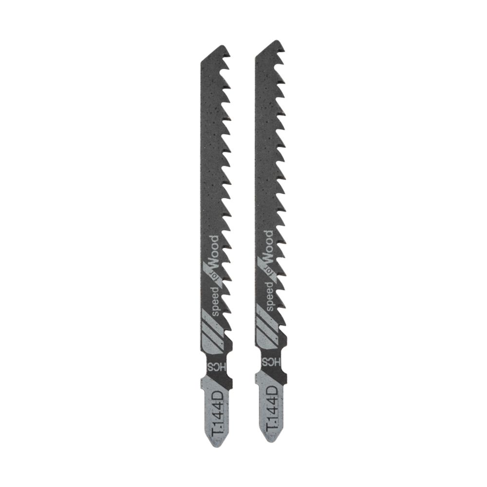 Пилка для электролобзика 100 мм 6 з/д 8-60 мм T144D (2 шт./уп.) (дерево) KRANZ