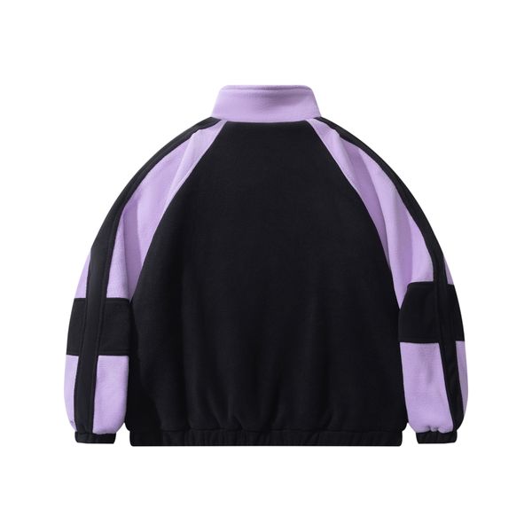 Толстовка Turbo fleece Zip черный/фиолетовый - фото 11