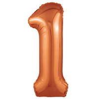 Цифра 1 папайя 40" Agura