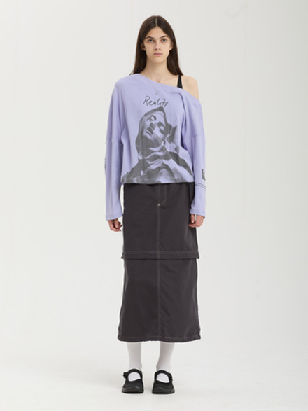 Женский Лонгслив Xerox Pointelle Off Shoulder