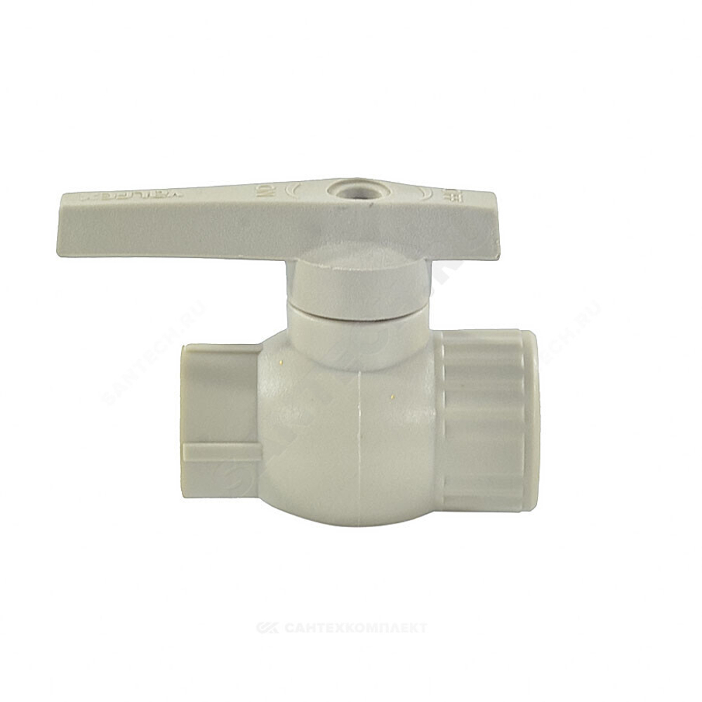 Кран шаровой PP-R серый Дн 32х1" ВР VALFEX 10144132Г