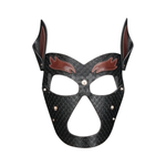 Маска для ролевых БДСМ-игр со съёмным намордником "Rebellion Reign Howl Pup Mask", Lovetoy