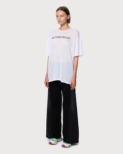 MM6 MAISON MARGIELA ФУТБОЛКА ЖЕНСКАЯ БЕЛАЯ С ПРИНТОМ