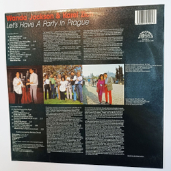 Винтажная виниловая пластинка LP Wanda Jackson and Karel Zich Lets Have A Party In Prague (Чехословакия 1988)